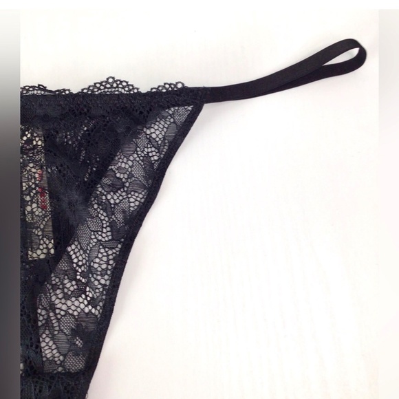 New Free People Intimates Black Thong - Picture 7 of 7